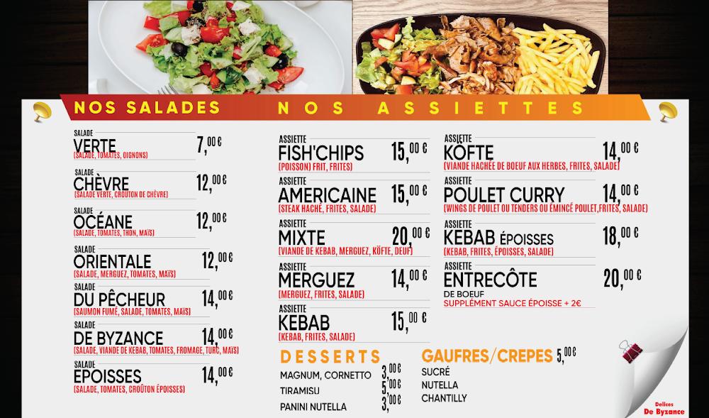 Delices De Byzance - Menu Image 2