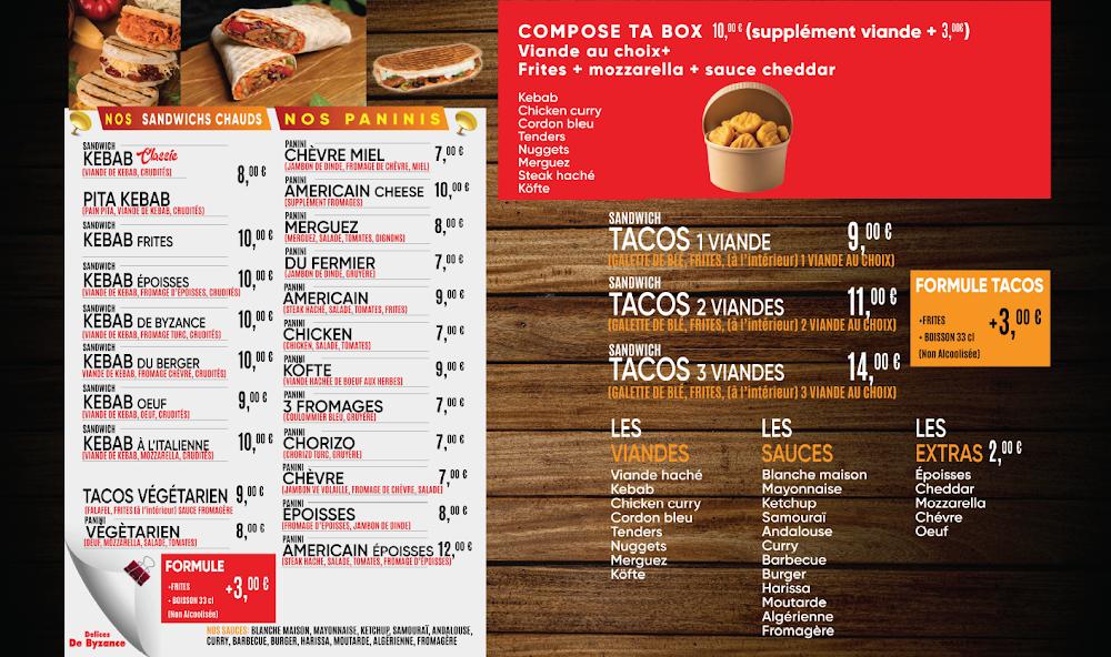 Delices De Byzance - Menu Image 3